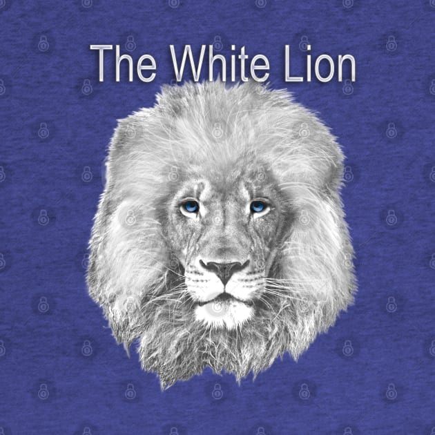 White-lion animal by Just Kidding by Nadine May